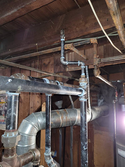 Complexed Boiler Piping
