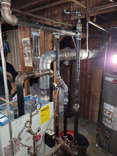 Sophisticated Boiler Piping