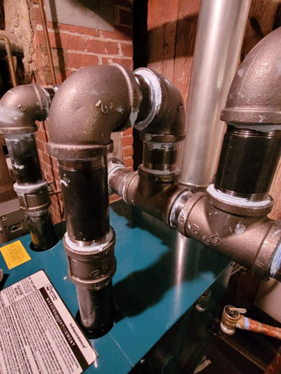 Cast Iron Piping for Boiler