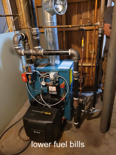 Correct boiler piping reduces fuel bills